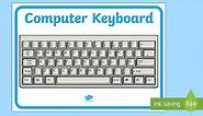 Computer Keyboard Poster