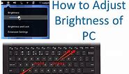 How to adjust brightness of laptop/computer/desktop display without keyboard!!Easy Solution Academy