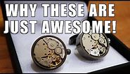 The Best Watch Nerd Cufflinks EVER! The Salty Fox Steampunk Watch Movement - Perth WAtch Suppl #22
