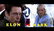 Elon Musk vs Mark Zuckerberg on the red carpet. (Deepfake - Zoolander scene)