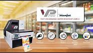 VP750 water resistant industrial color label printer