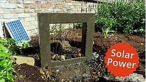 Solar Water Fountain DIY