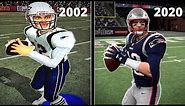 The Evolution of Tom Brady in Madden Video Games | Madden 2002-2020 | Tom Brady Through the Years