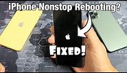 iPhone X/XS/XR/11: Stuck in Constant Rebooting Boot Loop with Apple Logo Off & On Nonstop? FIXED!