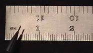 Measure using a 4R ruler Inch