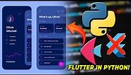 Build a complete mobile | Desktop | Web app with Python - Python Flet(Flutter) tutorial