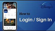 Disney+ App | How to Login to Disney Plus on iPhone