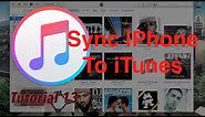 Sync Your iPhone in iTunes 12.4.1 | Tutorial 13