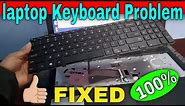 Dell laptop keyboard Not Working Fixed | Fix Laptop Keyboard Problem