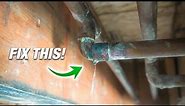 How To Fix ANY Pipe Leak! 2 BEST Ways For DIY Plumbing!