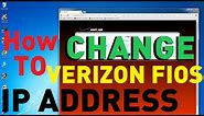 Change Verizon FIOS IP Address [Internet Guide]