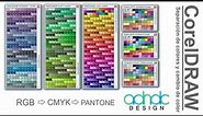 CorelDRAW, Separación de colores CMYK/RGB a PANTONE y viceversa @ADNDC @adanjp