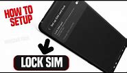 How to set up SIM card lock on Android And Iphone.