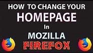 Mozilla Firefox: How To Change Your Homepage | PC |