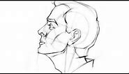 How to Draw the Head - Side View