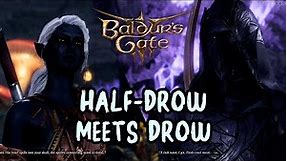Baldur's Gate 3: Patch 7 - Half-Drow meets Drow in the Underdark