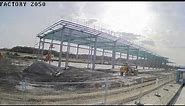 Factory 2050 construction time lapse (Feb - May 2015)