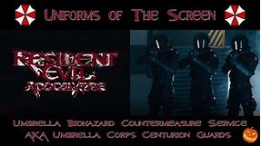 Resident Evil Apocalypse UBCS Umbrella Corp Centurion Guards | Uniforms of The Screen