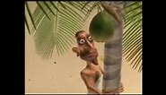 funny coconut tree cartoon