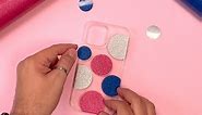 Super Simple DIY Glitter Phone Case