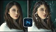 Photoshop tutorial - Creating a Stunning Broken Glass effect