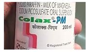 colax pm syrup for constipation