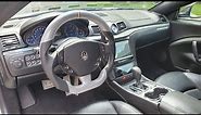 My New Custom Maserati Granturismo Silver Carbon Fiber Steering Wheel Installation