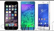 Apple iPhone 6 vs. Samsung Galaxy Alpha vs. Sony Xperia Z3 Compact (srovnání)