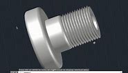 AutoCAD 3D, 3D Bolt, How to Draw Bolt 3D, AutoCAD Training