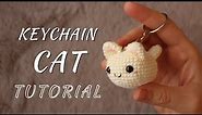 How to crochet Little Cat Keychain - Very Easy