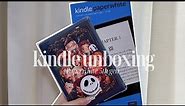 I got a KIndle!! | Kindle Paperwhite 5 unboxing | set up | accessories 📖