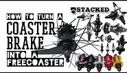 Bmx mods how to make a coaster brake wheel into freecoaster wheel for free