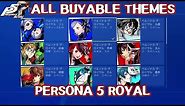 ALL 13 Dynamic Themes *UPDATED* - Persona 5 Royal Themes PS4