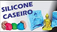 COMO FAZER SILICONE CASEIRO | Silicone como fazer em casa Silicone Caseira formas silicone buda Diy