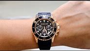 Michael Kors Men's Everest, Black & Rose Gold MK9055 - Everest Chronograph watch