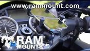 RAM® Mounts Motorcycle Fork Stem Mount Installation Demo