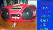 Panasonic tape recorder upgradation || try at home 100% works ||