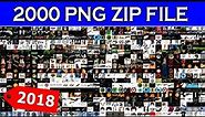 2000 Png Zip File Download, All Editing Stocks Download, PNG Zip files