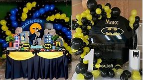 batman birthday party decoration | batman decoration ideas | batman theme,