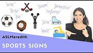 Learn ASL: Signs for SPORTS