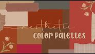 30 AESTHETIC COLOR PALETTES WITH HEX COLOR CODE | 2020