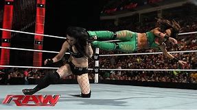 Paige vs. Brie Bella: Raw, February 9, 2015