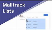 Video tutorial: How to create a mailing list in Gmail with Mailtrack Lists