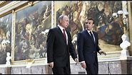 REPLAY - Emmanuel Macron et Vladimir Poutine au Château de Versailles