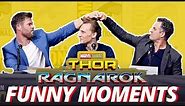 Thor: Ragnarok Cast - Best Funny Moments (2017)