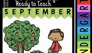September Independent Work Packets Learn at Home - Apples Kindergarten