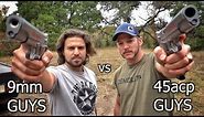 9mm Guys vs 45acp Guys