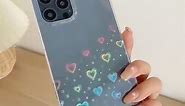 SmoBea Laser Shiny Heart Pattern iPhone case