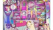 JoJo Siwa - Townley Girl Cosmetic Makeup Gift Box Set Includes Lip Gloss, Nail Polish, Hair Accessories and More! for Kids Teen Girls, Ages 3+ Perfect for Parties, Sleepovers and Makeovers