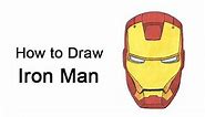 How to Draw Iron Man (Head / Helmet)